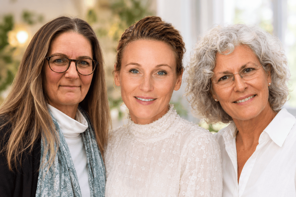 Isis Amer-Wåhlin, Agneta Wennerbo och Åsa Gefvert tillsammans